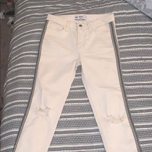 Free People white skinny Jeans